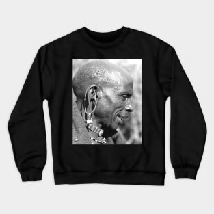 Photo of the Jewelry of a Masai Warrior Crewneck Sweatshirt